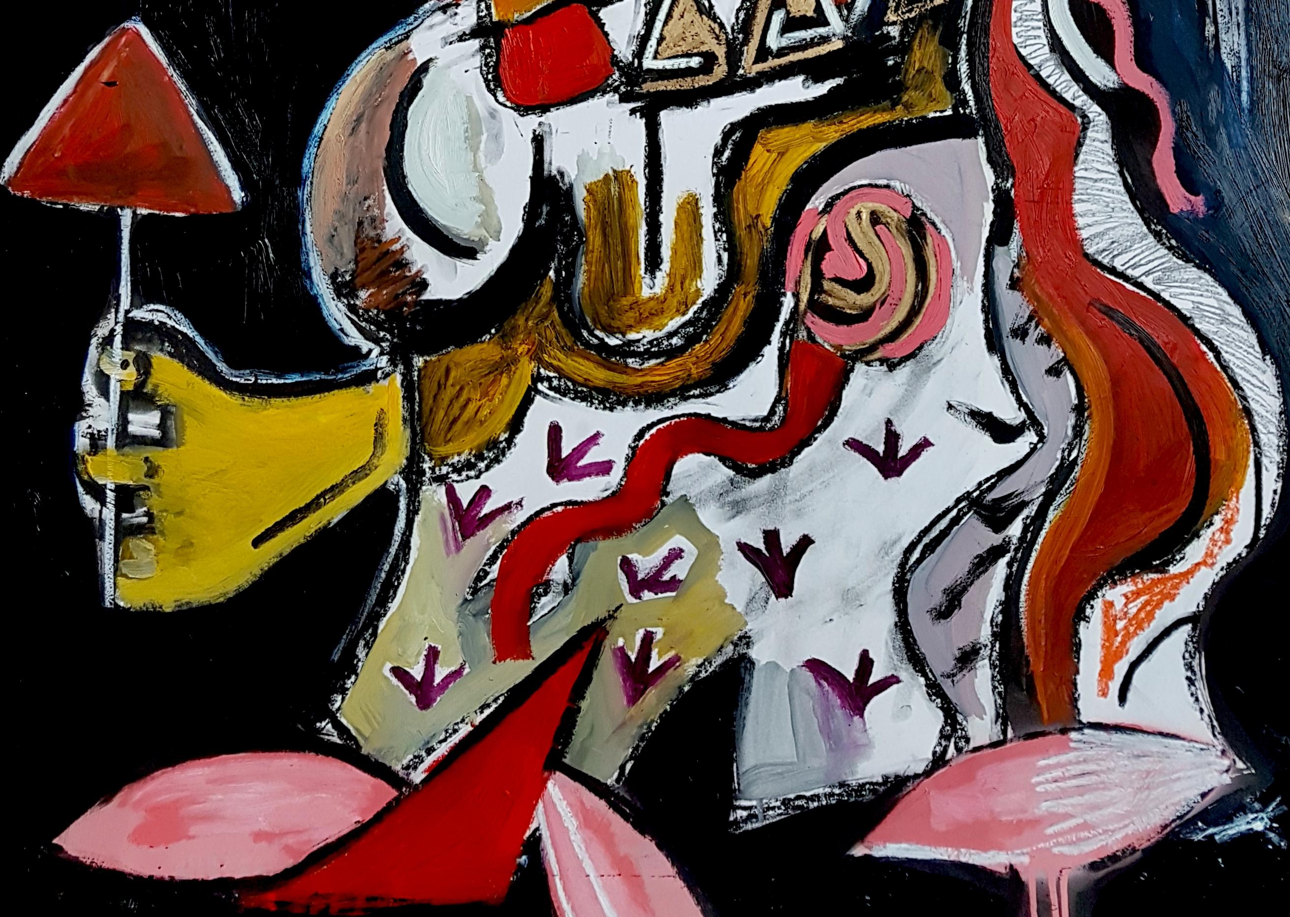 La dama cortante -Timothy Archer, Siglo XXI, Pintura contemporánea en venta 2