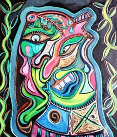 The foliage shapeshifter -Timothy Archer, 21st Century, Contemporary painting