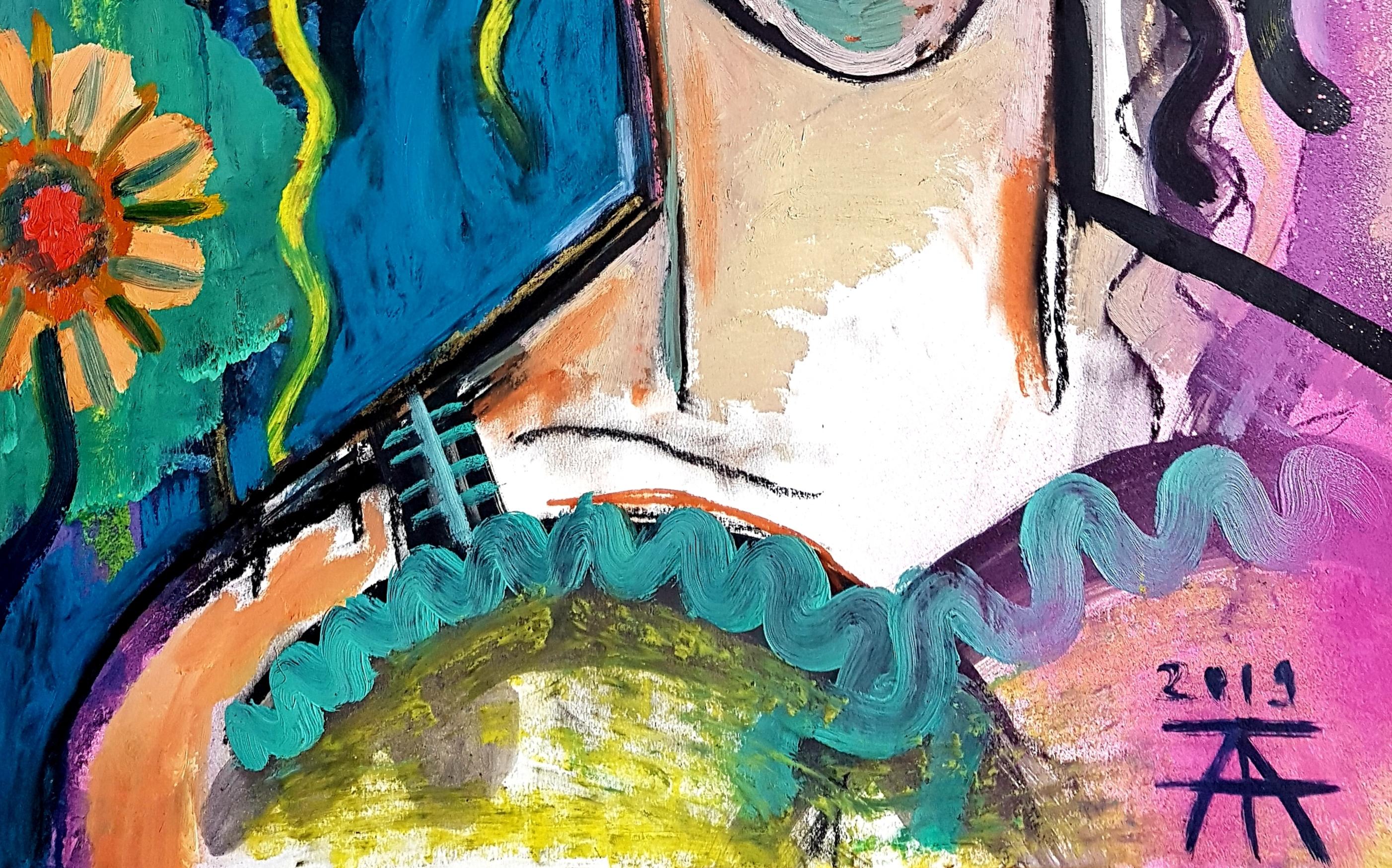 L'inseparabile Io - Timothy Archer, 21° secolo, Pittura contemporanea in vendita 2