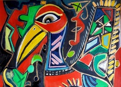 The three birds -Timothy Archer, 21st Century, Contemporary painting