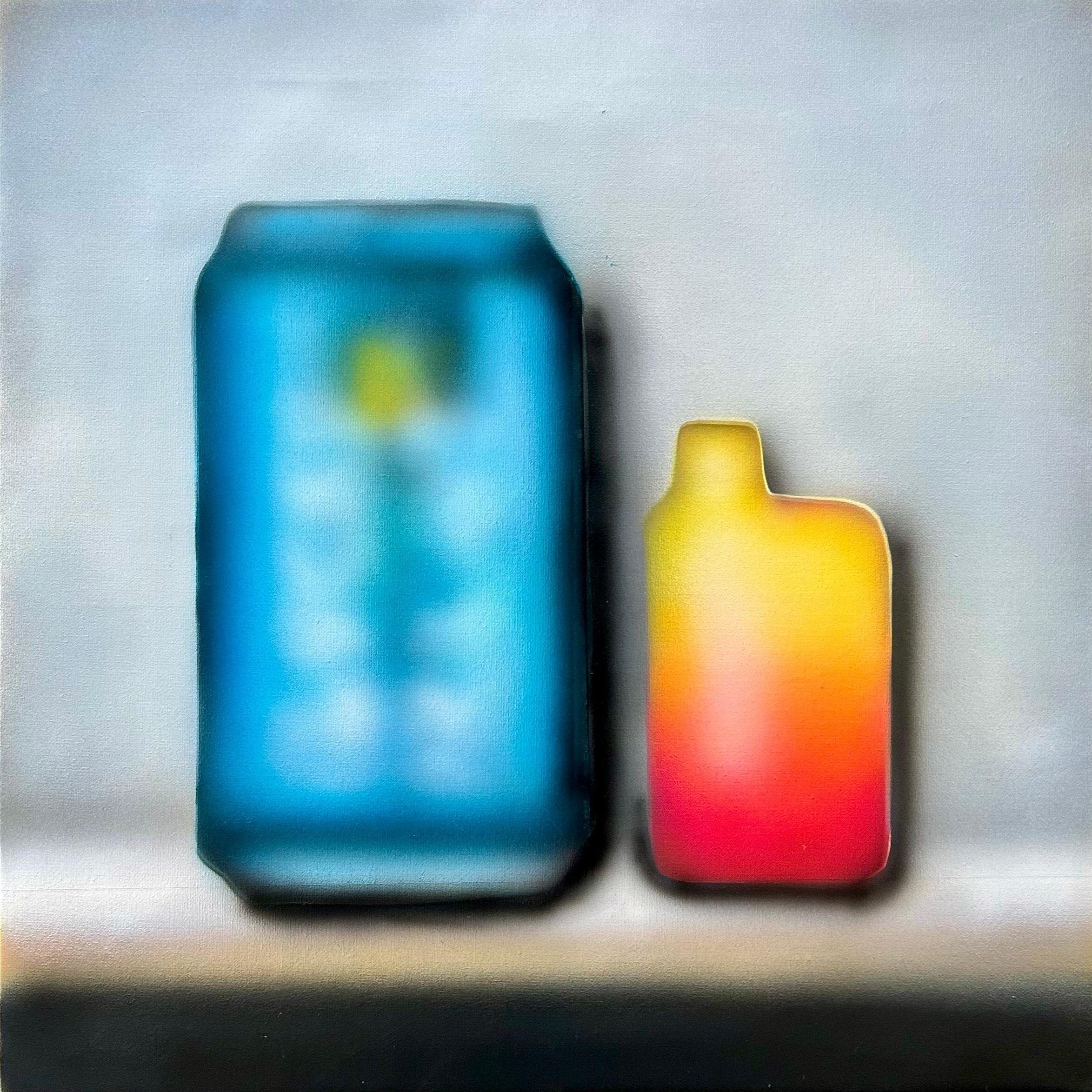 Timothy Gatenby Figurative Painting - Still Life with Healthy Objects