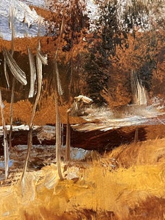 "Platte River, Denver in December" (2023) By Timothy J. Standring, Oil Painting