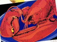 "New Hampshire Lobster with Chips" - Screen Print by Timothy Lee