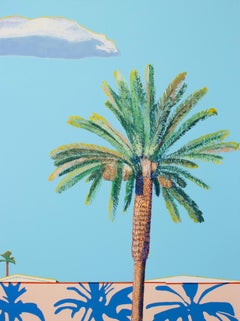 3 Blue Palm Shadows