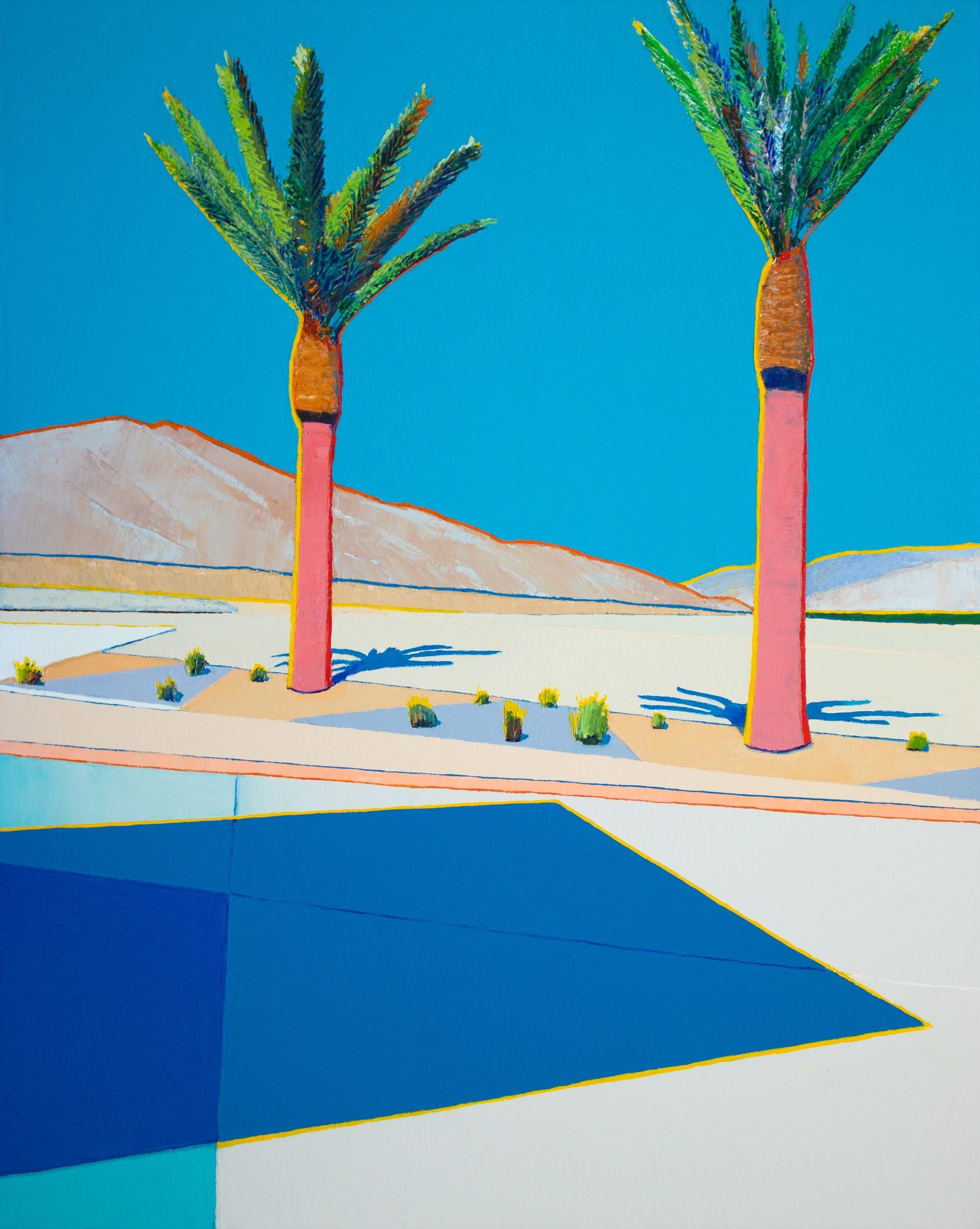Timothy Mulligan Landscape Painting - Desert Light & Shadows