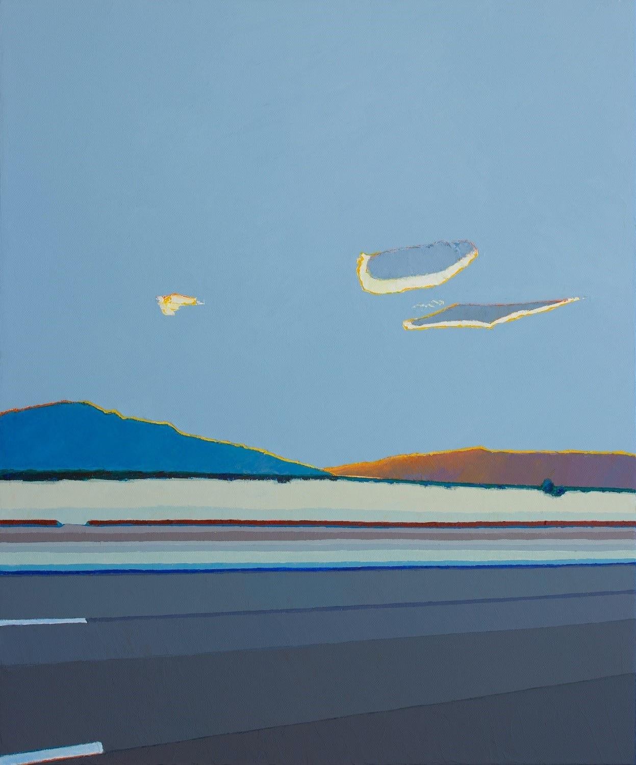 Timothy Mulligan Landscape Painting - Desert Sunset