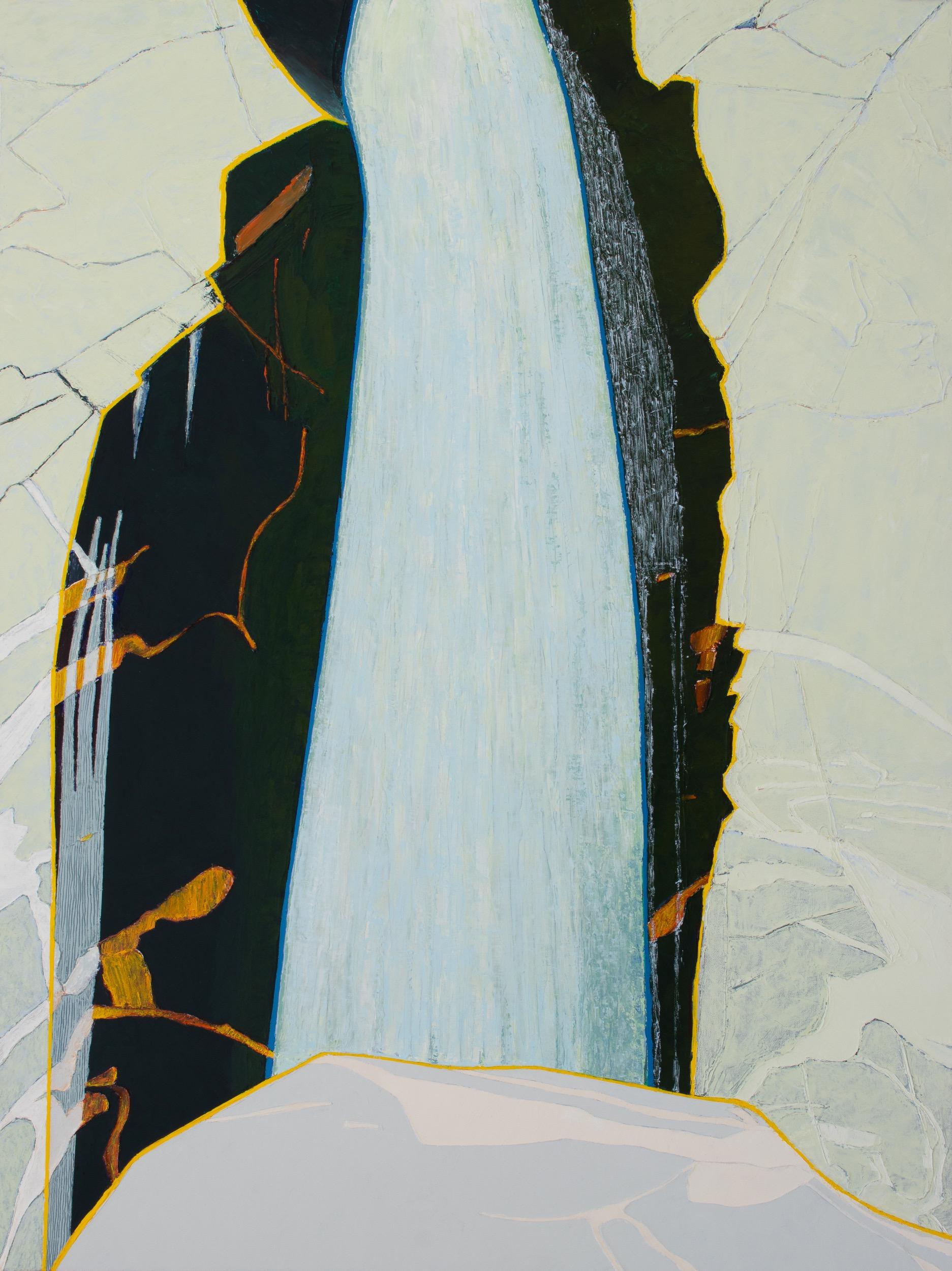 Landscape Painting di Timothy Mulligan - Cascata mistica
