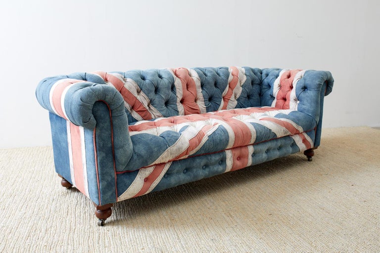 Timothy Oulton Design Union Jack Tufted Chesterfield Sofa at 1stDibs