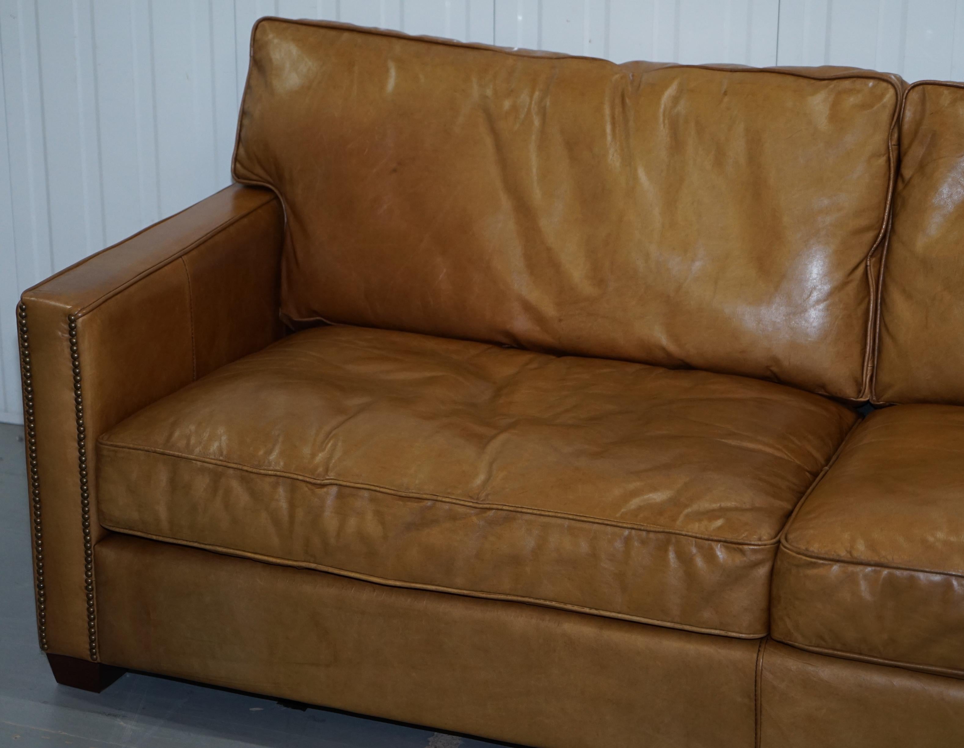 halo leather sofa