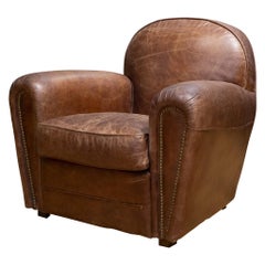 Timothy Oulton Hand Crafted Leather Club Chair