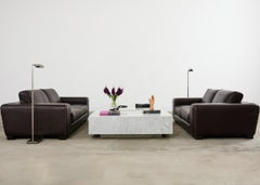 Timothy Oulton Monumental Floating Carrara Marble Cocktail Table