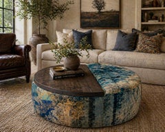 Timothy Oulton Shabby Storage Coffee Table Siren Velvet & Reclaimed Timber