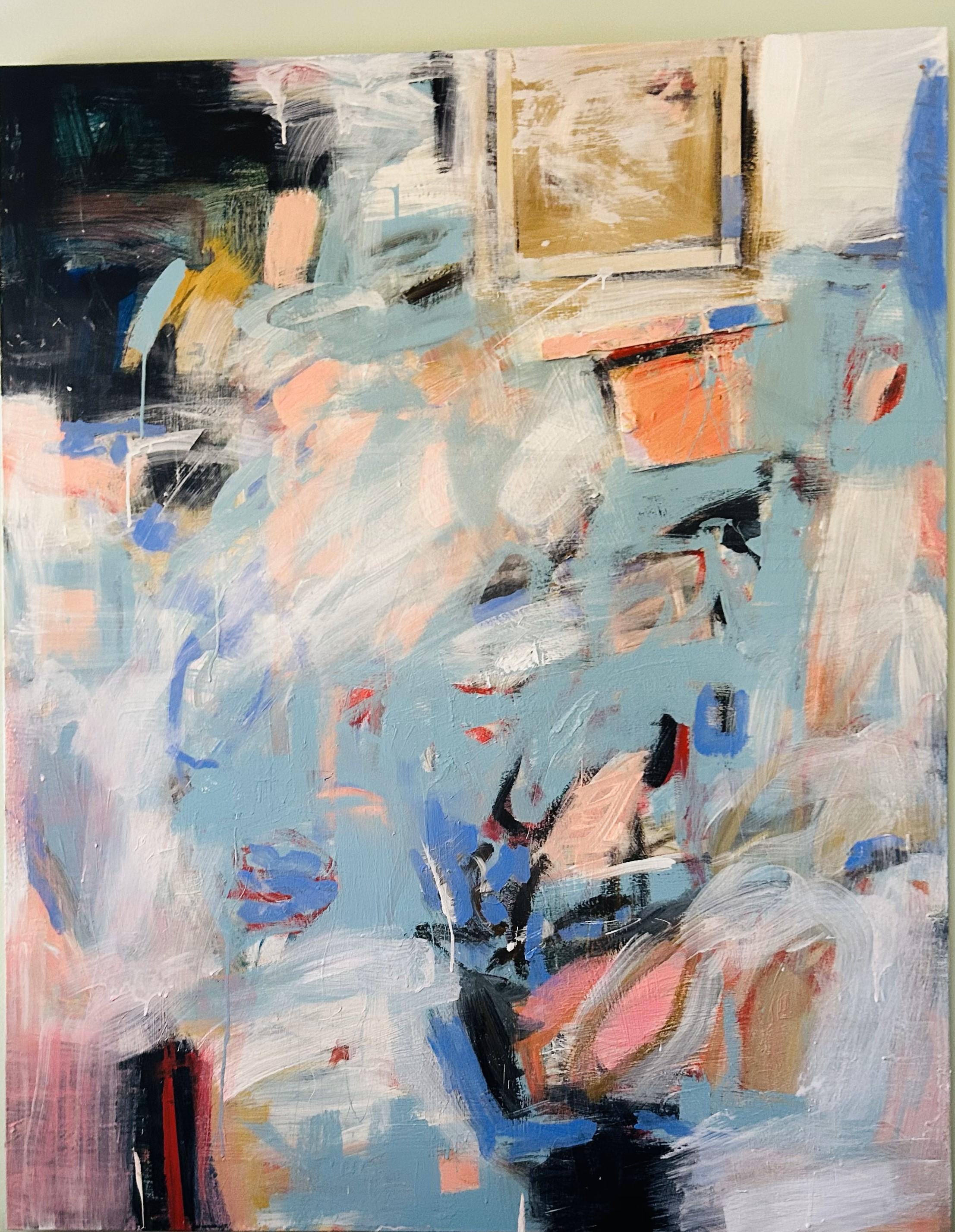 Abstract Painting Timothy Sanchez - Windswept 60 X 48
