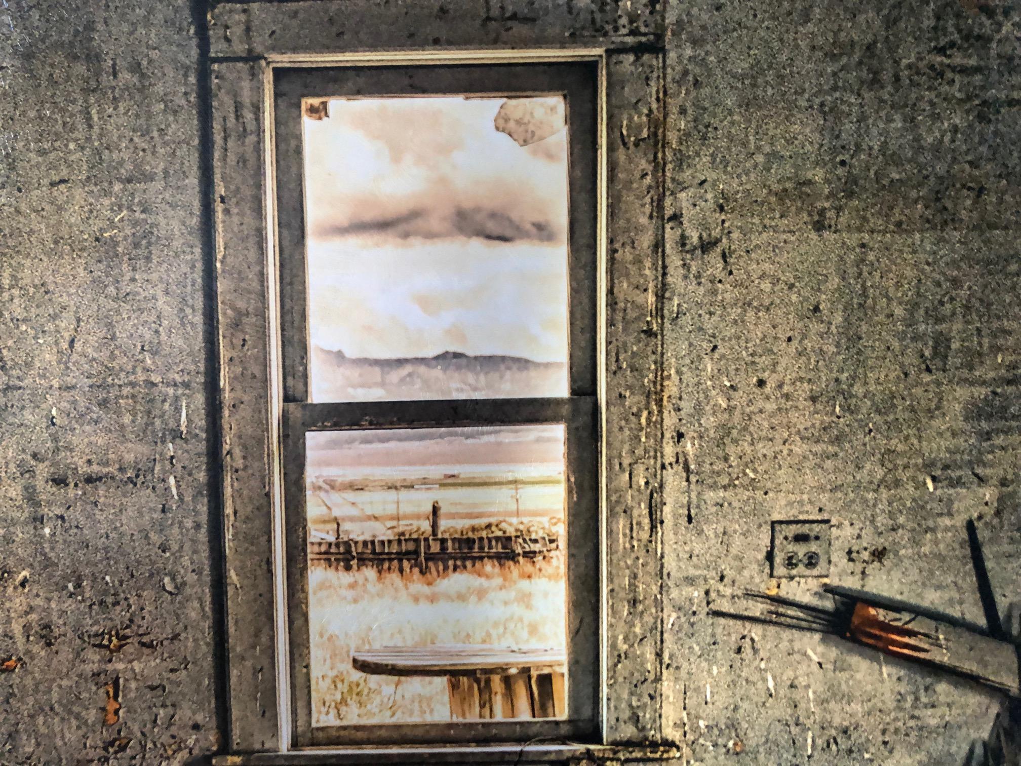 Timothy White is a mixed media artist who comes from a background in fine furniture making. His current body of work is a series of evocative mixed media panels, entitled “American Prosperity”, which explore the stories of encountered architecture