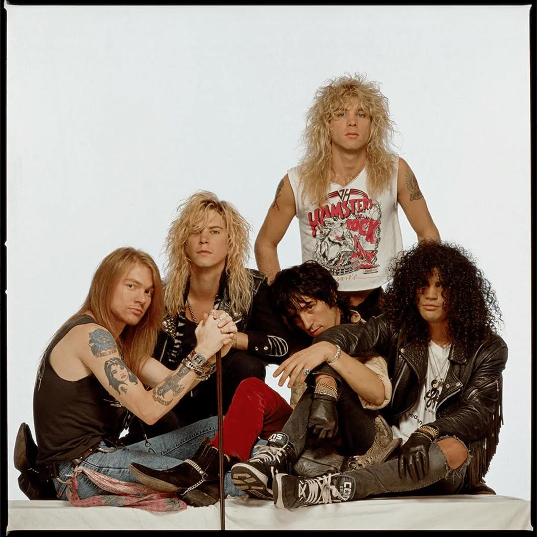 Timothy White Portrait Photograph – Guns N' Roses, Titelbildaufnahme für das Rolling Stone Magazine