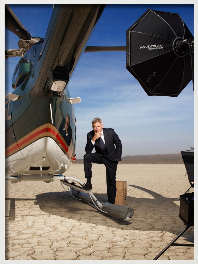Harrison Ford, Helicopter desert, Fine Art Photography For Sale 5