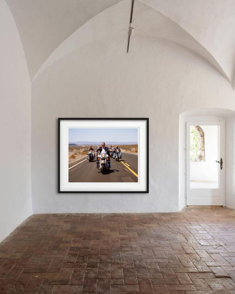 Harrison Ford - Moto, photographie d'art - Contemporain Photograph par Timothy White