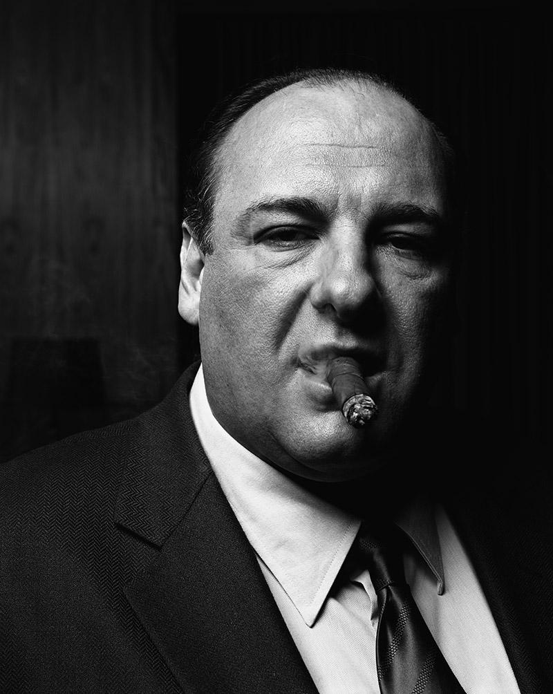 Timothy White Portrait Photograph - James Gandolfini, "The Godfather" 