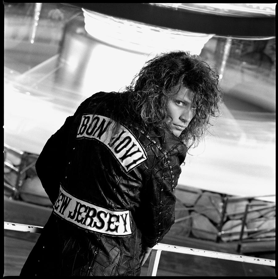 Timothy White Black and White Photograph - Jon Bon Jovi, Seaside Heights, NJ 1988