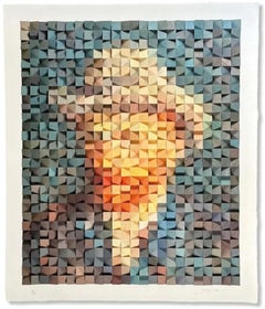 Self-Portrait mit grauem Filzhut