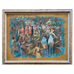 Tin Florias, Dance of Corfu, Greek artist of the 20th century