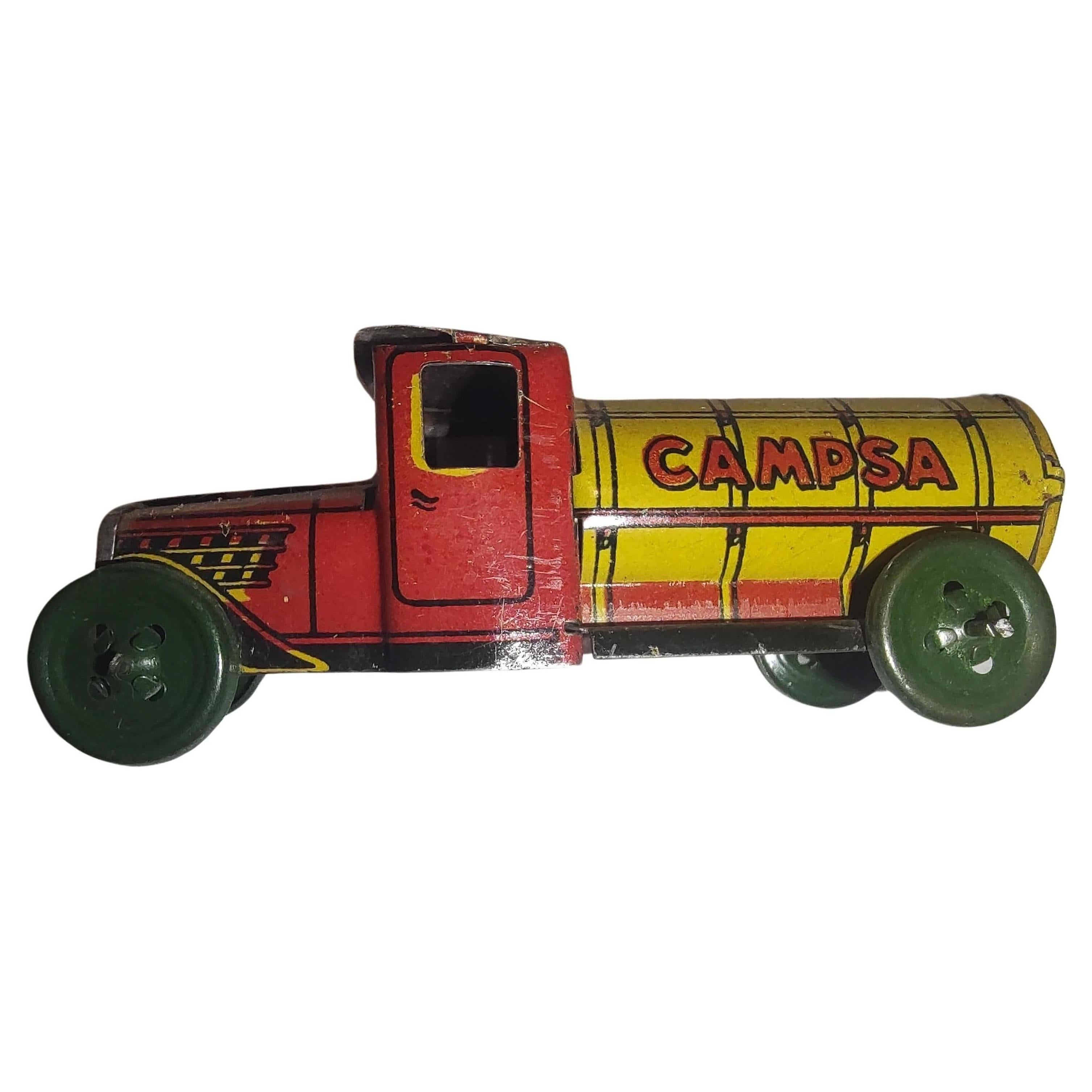 Litho Penny Toys Stake & Tankerwagen und eine Limousine von Meier (Industriell) im Angebot