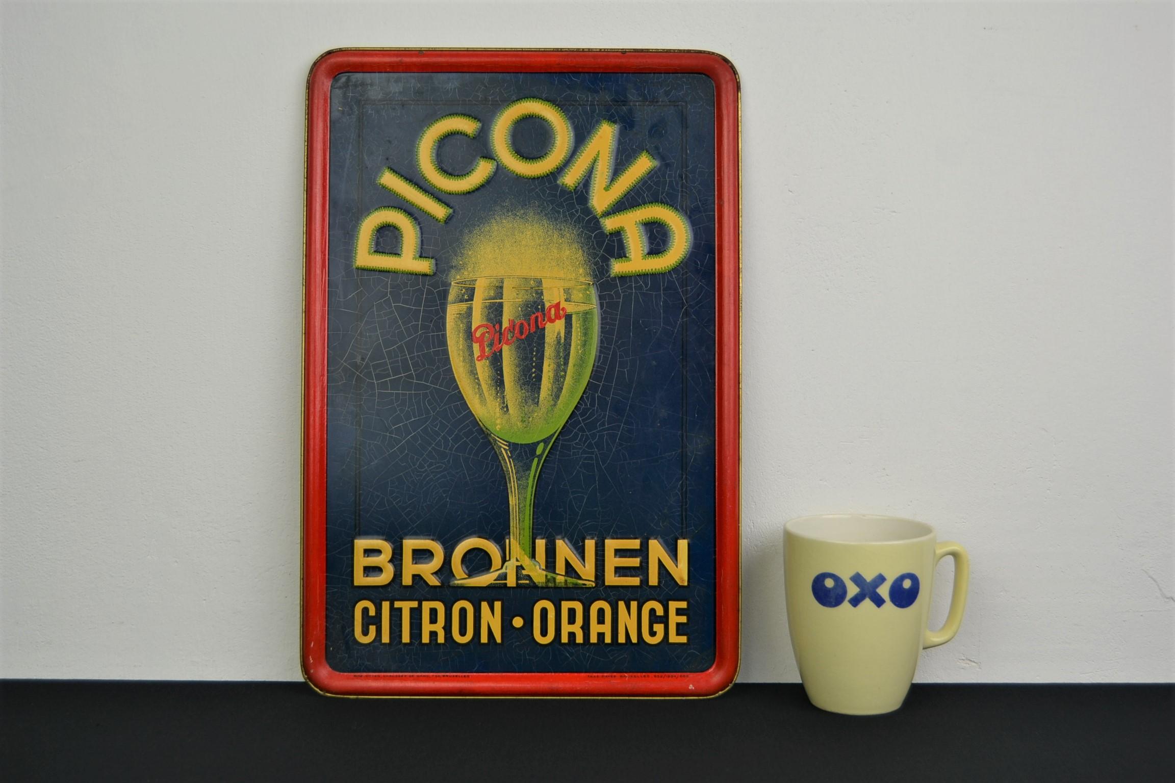 Tin Sign Lemonade, 1930s, Belgium 13