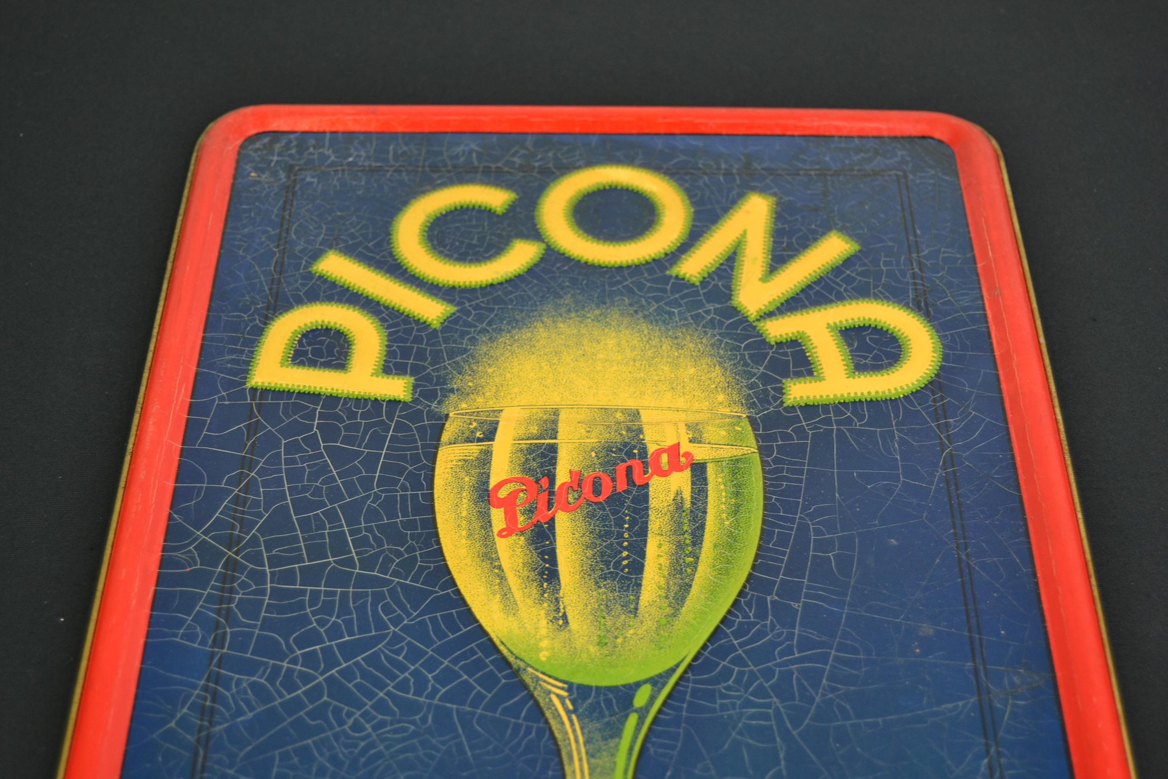Tin Sign Lemonade, 1930s, Belgium In Good Condition In Retie, BE