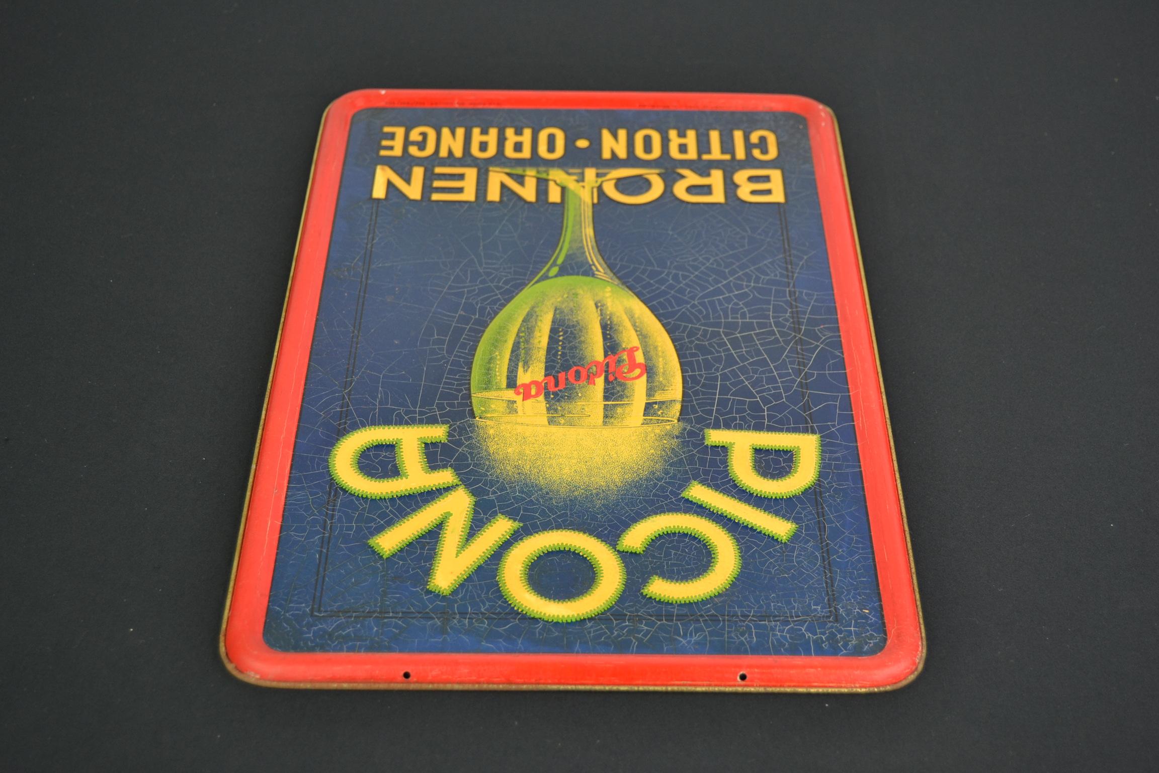Tin Sign Lemonade, 1930s, Belgium 2