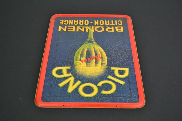 Tin Sign Lemonade, 1930s, Belgium For Sale 2