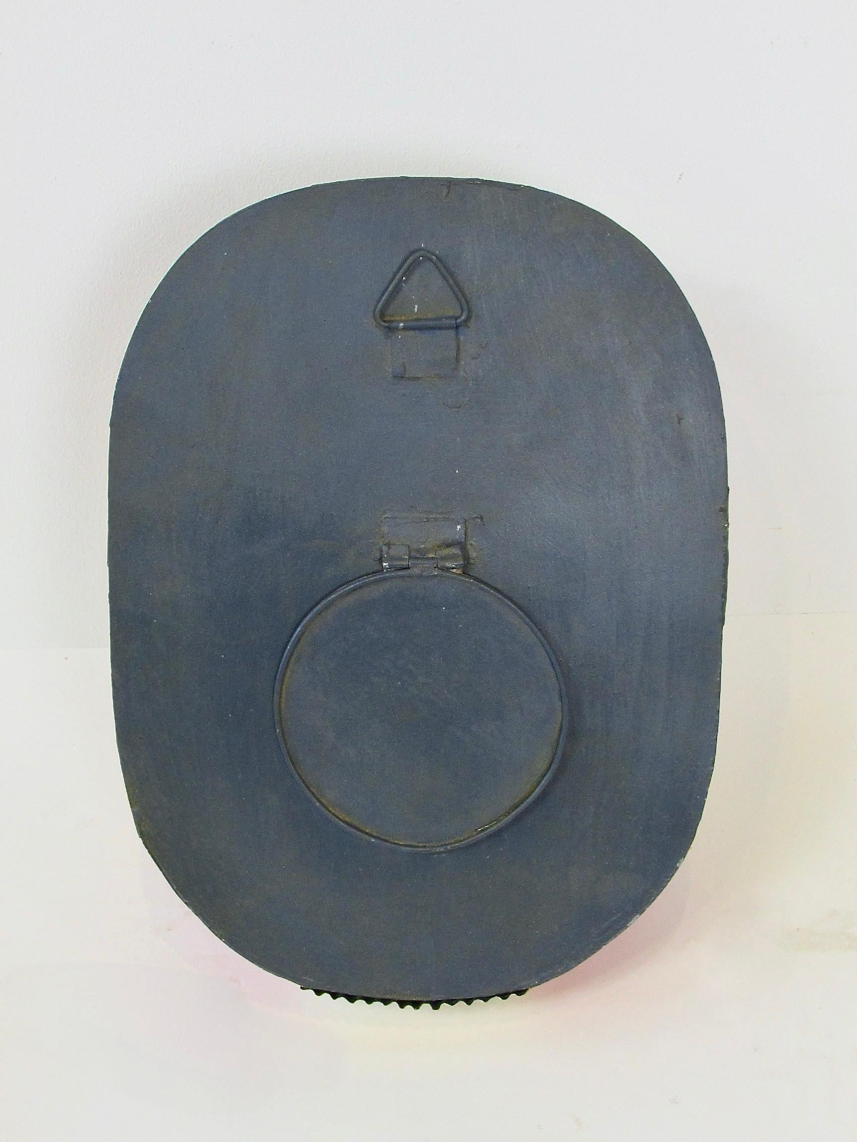 Tin toleware birdhouse shaped as a Childs hat For Sale 3