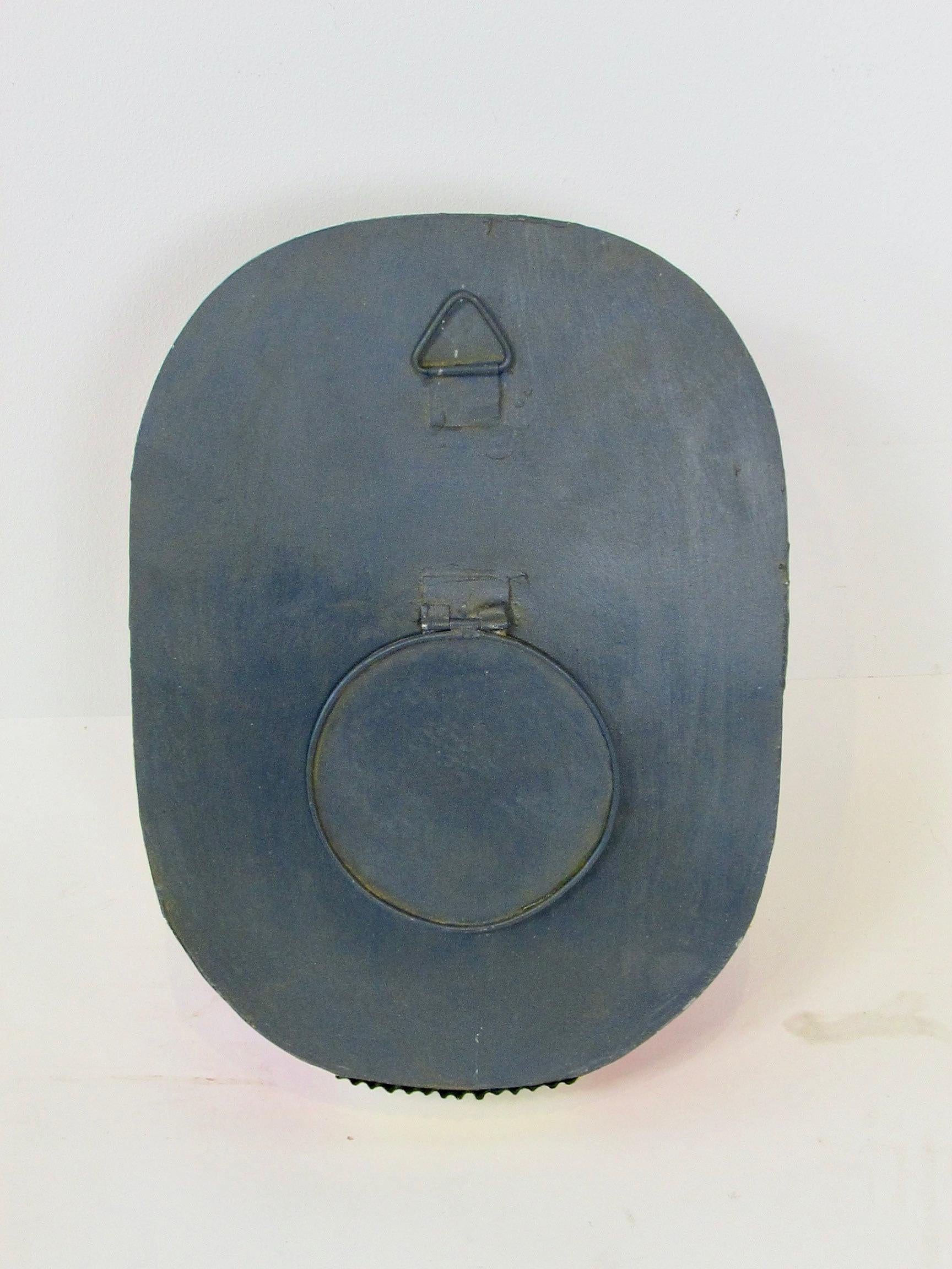 Tin toleware birdhouse shaped as a Childs hat For Sale 1
