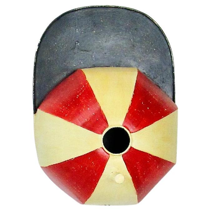 Tin toleware birdhouse shaped as a Childs hat For Sale