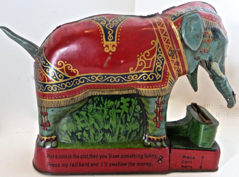 Tin Toy Mechanical Bank Collection '55 Banks' circa 1888 through 1930s4(Images) For Sale at 1stDibs