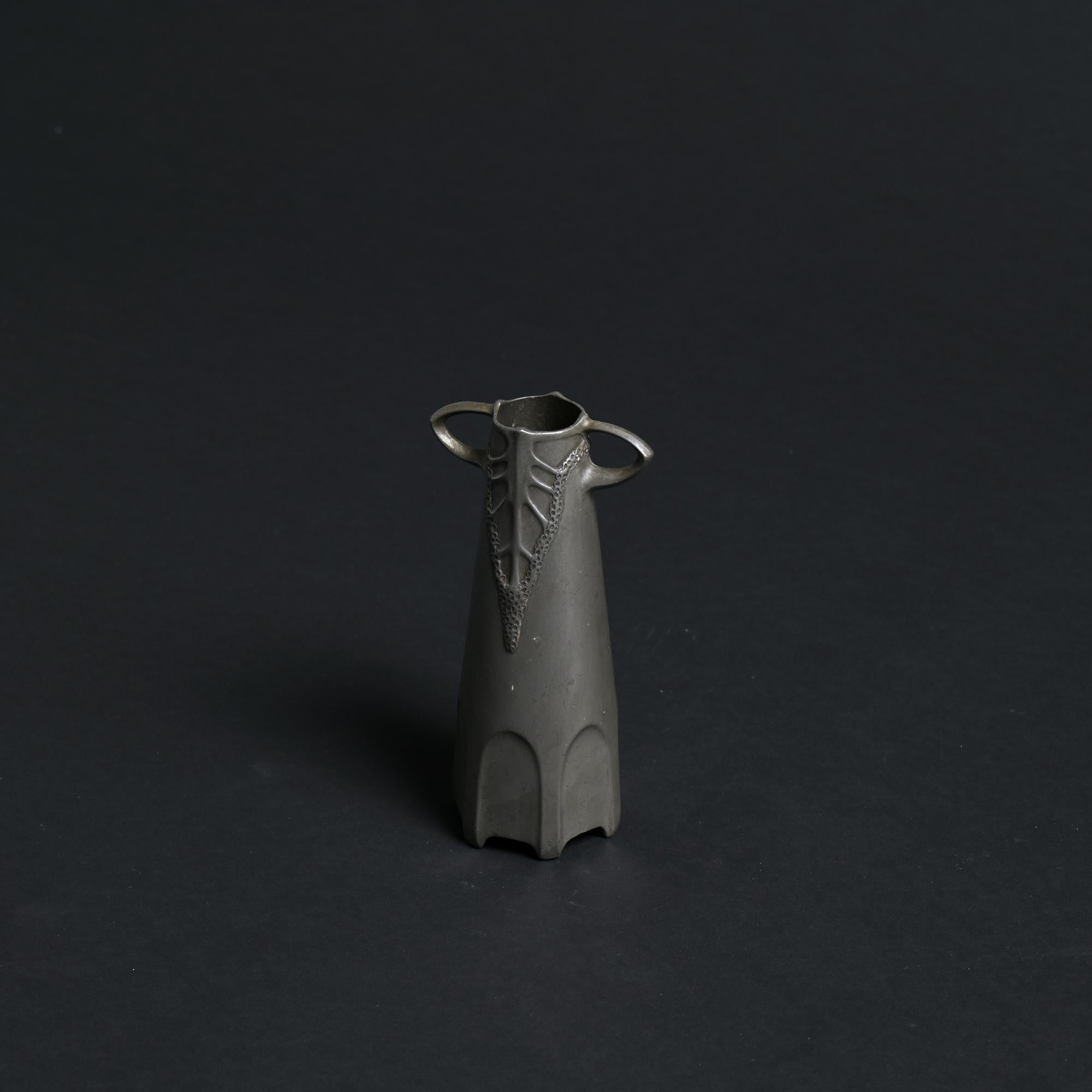 Tin Urania Vase by Friedrich Adler en vente 3