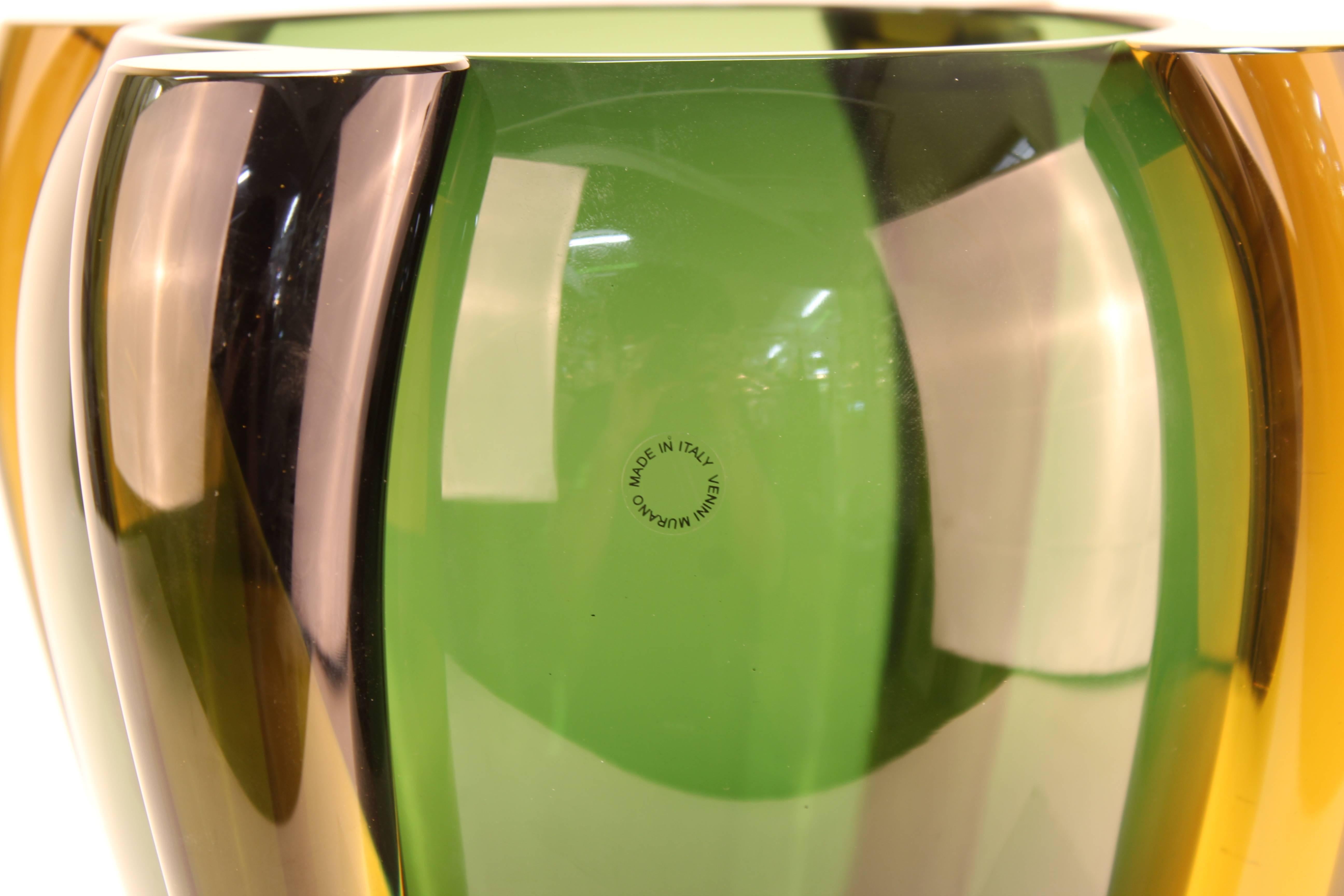 Tina Aufiero for Venini Murano Glass Vase In Good Condition In New York, NY