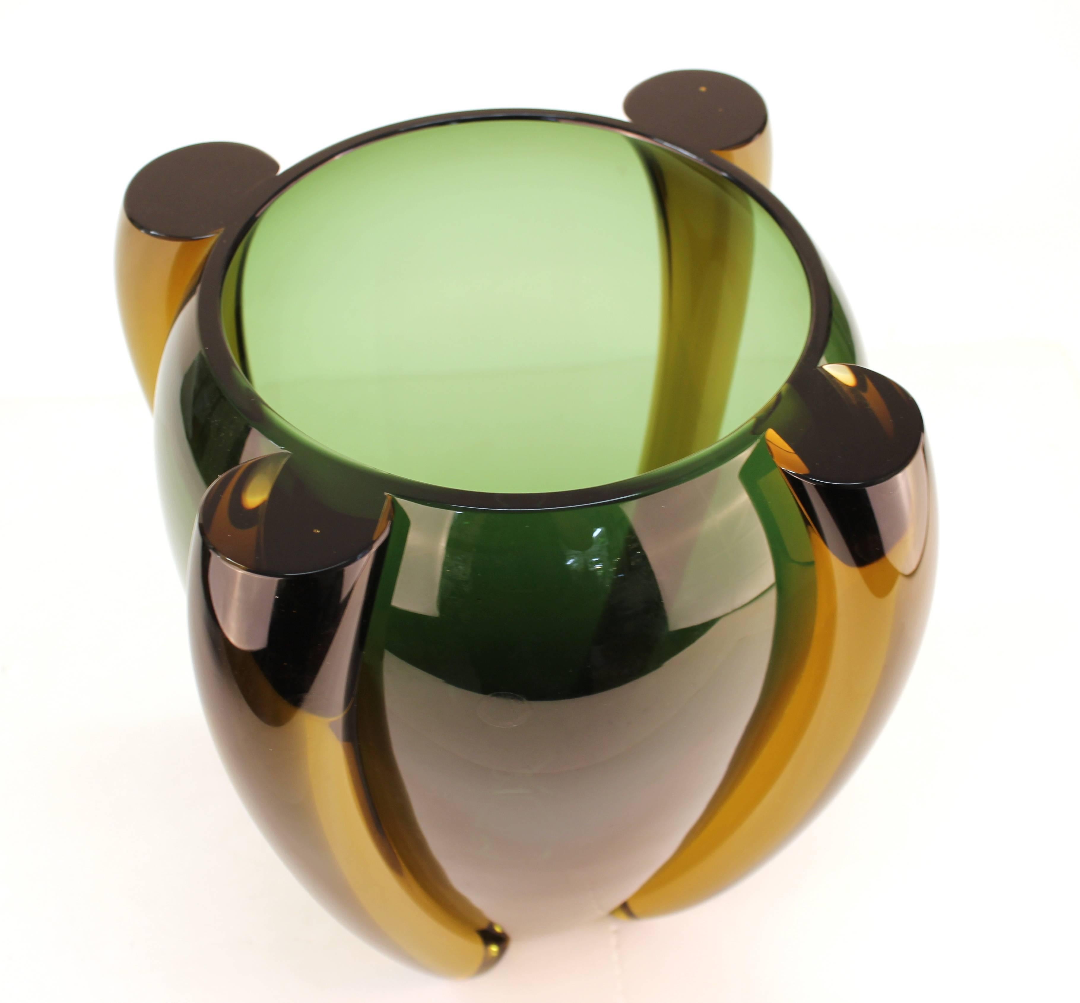 20th Century Tina Aufiero for Venini Murano Glass Vase
