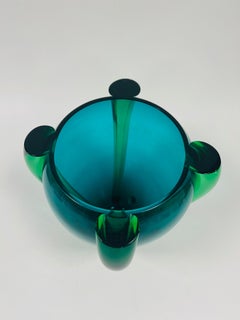 TINA AUFIERO vase by VENINI in Murano glass "Alboino" circa 1983