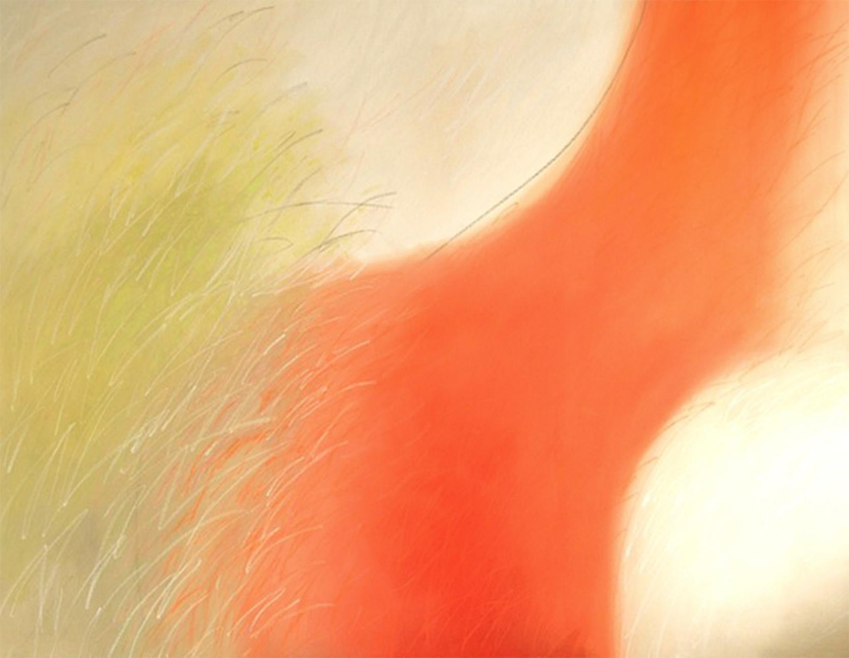 Abstract Painting di Tina Bluefield - Felicità - Quadro astratto di grandi dimensioni