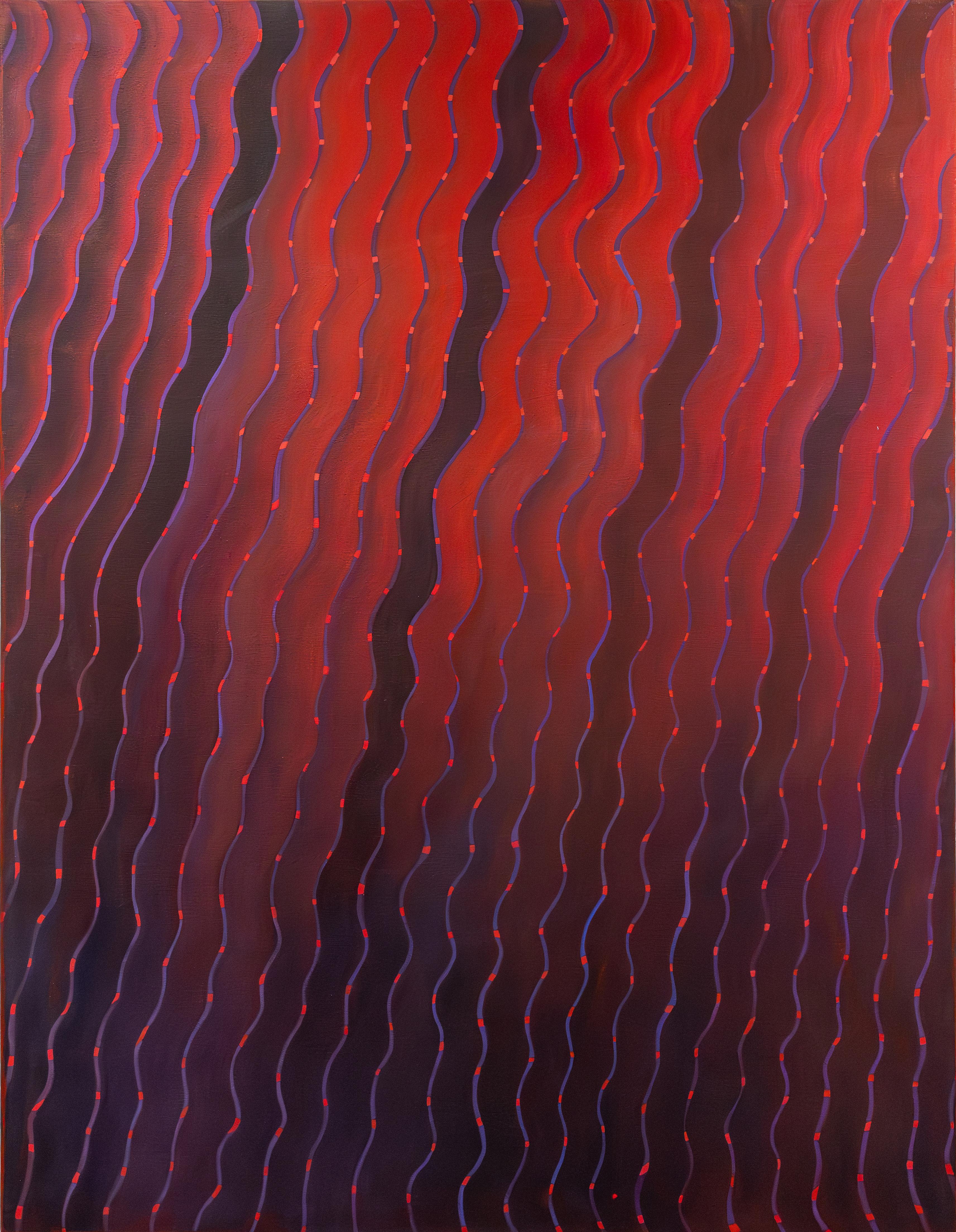 Tina Bluefield Abstract Painting - Heart Waves