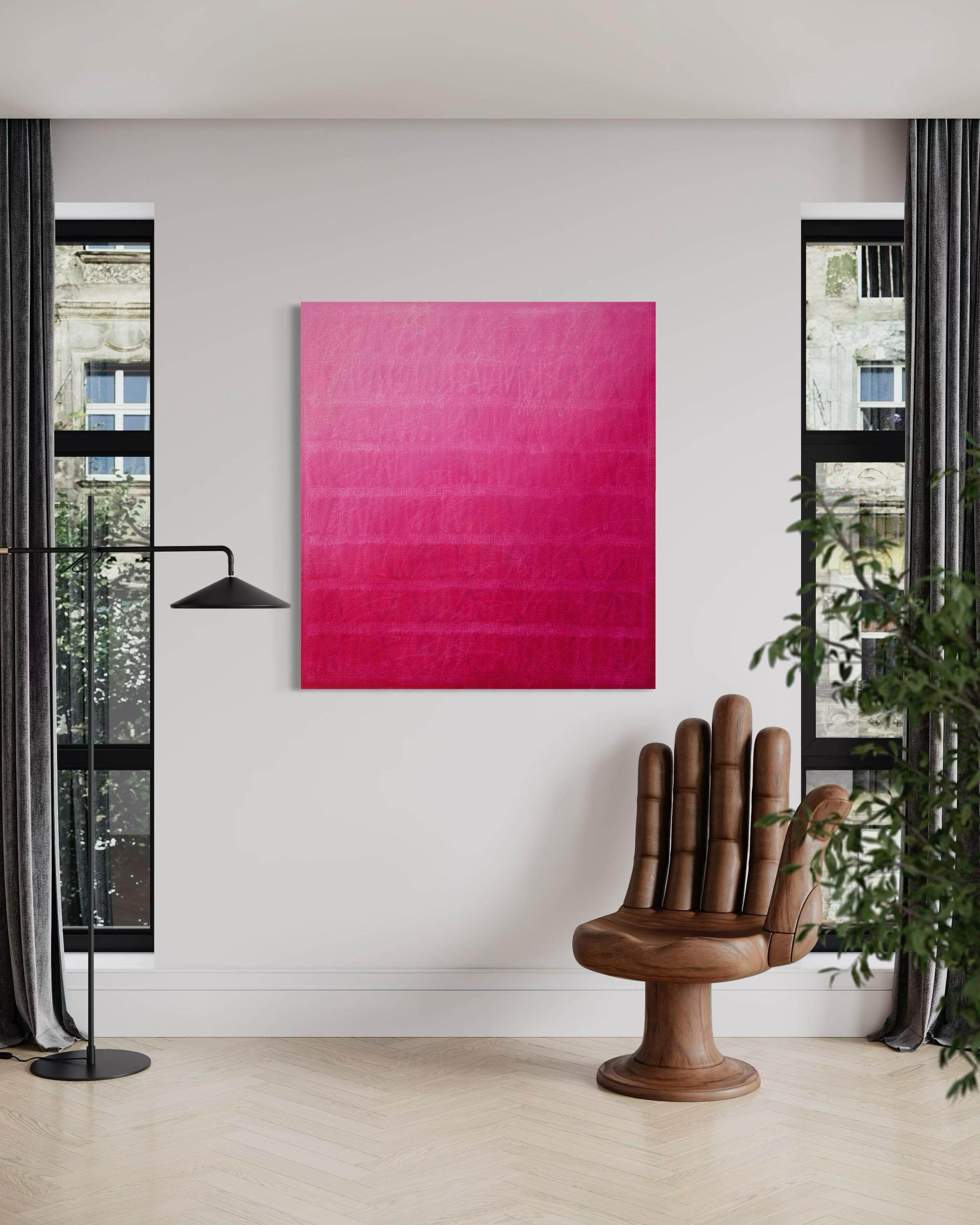 Josephine - Quadro astratto di grandi dimensioni - Mixed Media Art Contemporaneo di Tina Bluefield