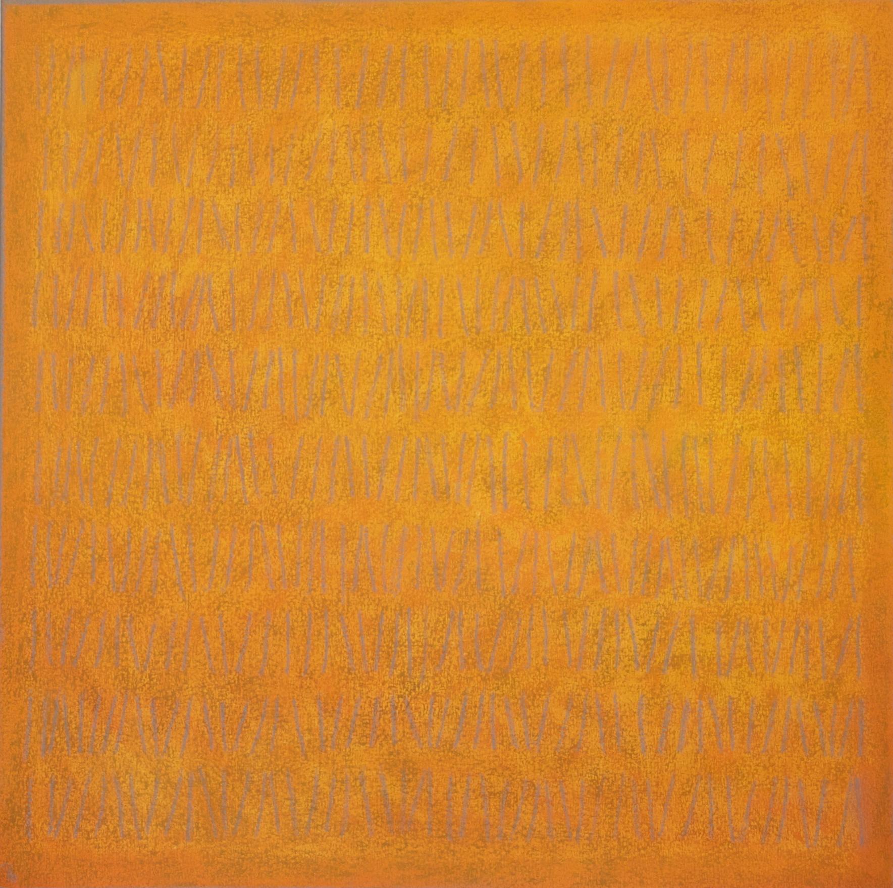 Mellah - Quadro astratto di grandi dimensioni - Mixed Media Art di Tina Bluefield