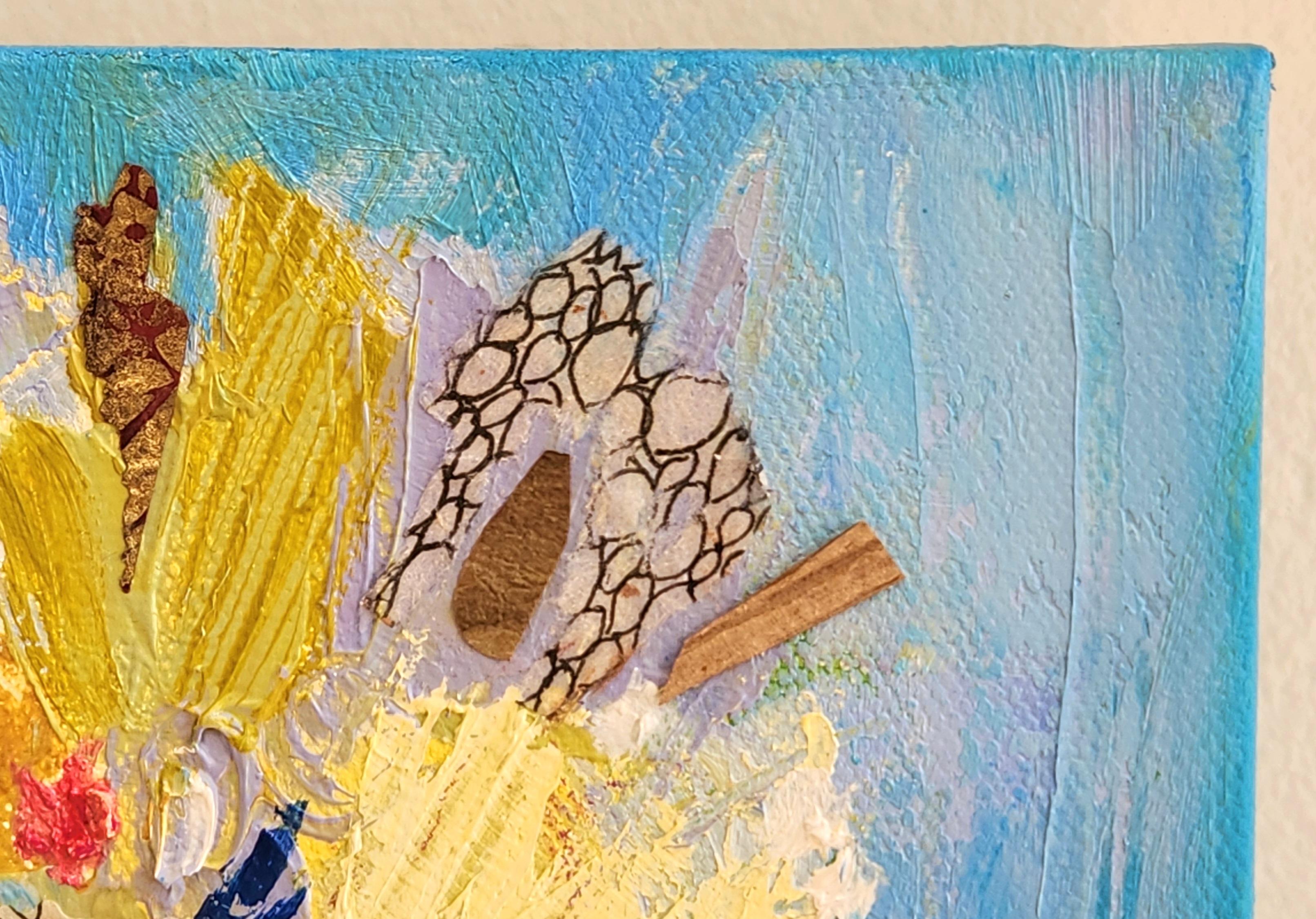 Pittura a olio su tela -- Una benedizione - Painting Contemporaneo di Tina Lincer