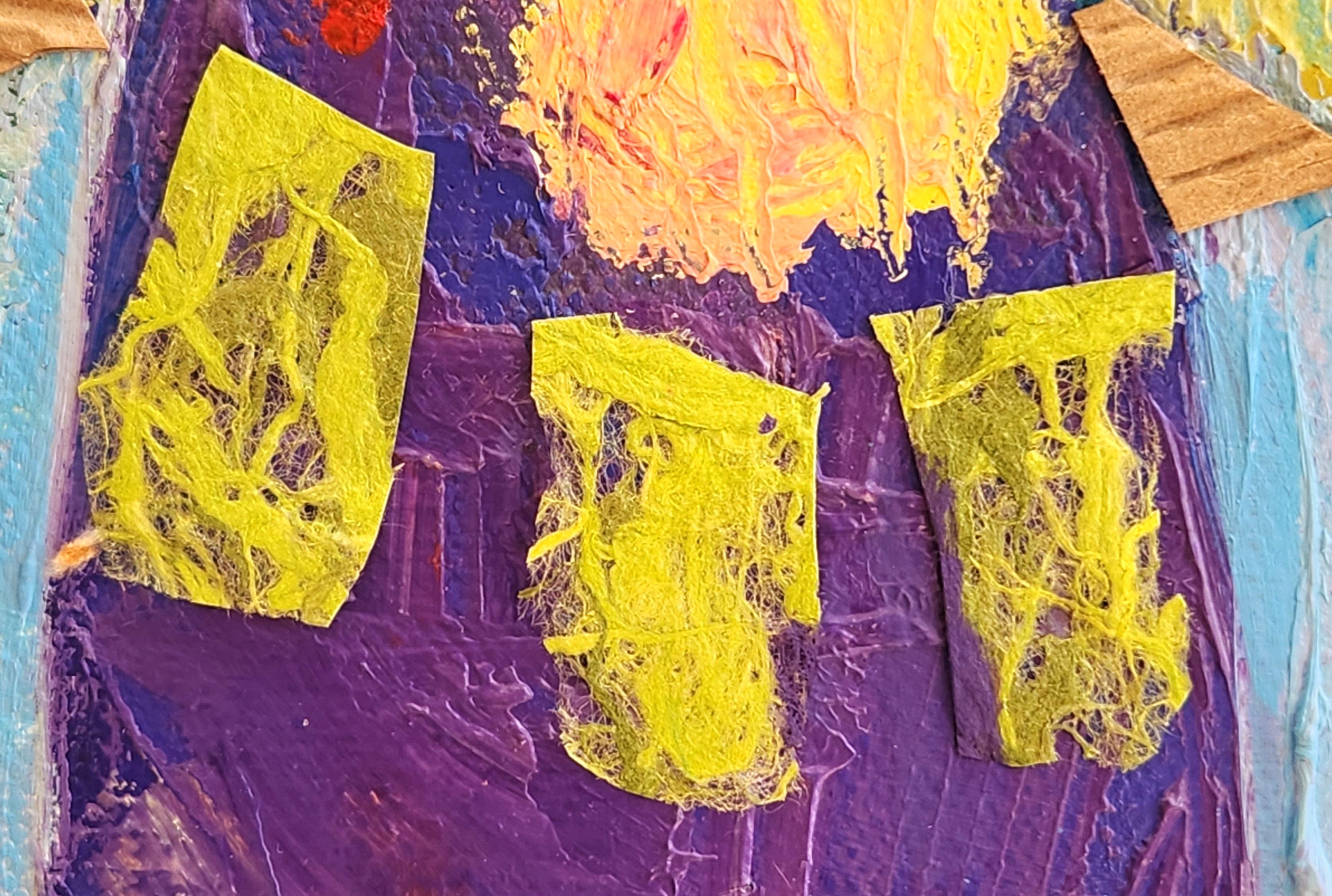 Pittura a olio su tela -- Una benedizione in vendita 2