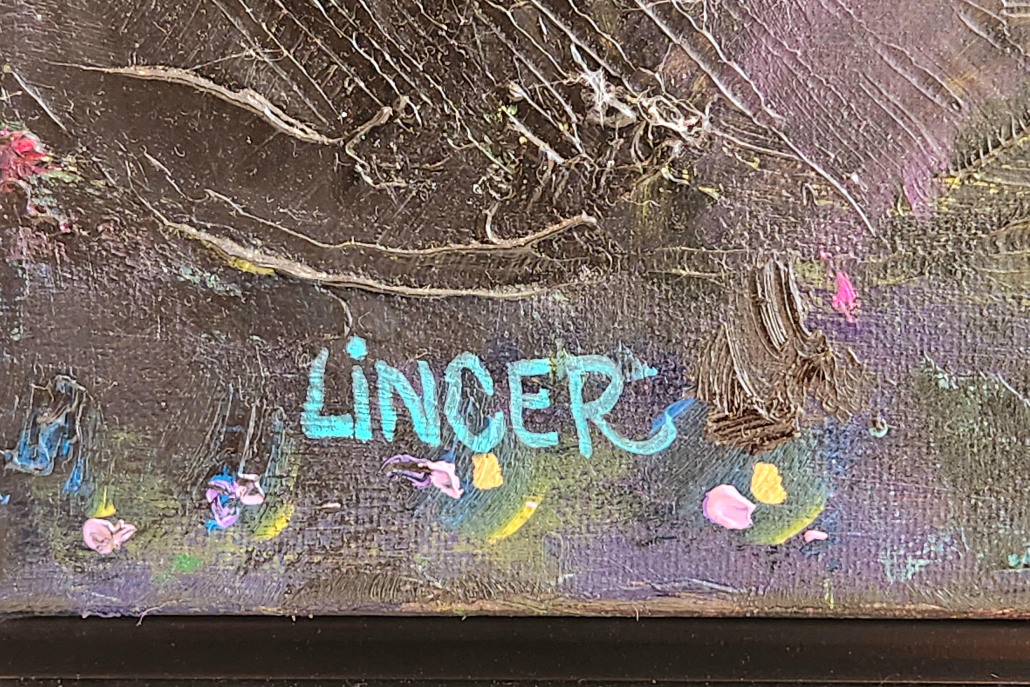 Pintura al óleo sobre lienzo --  La Gran Falda - Painting de Tina Lincer
