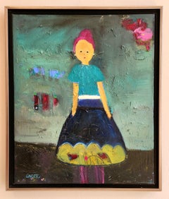 Pintura al óleo sobre lienzo --  La Gran Falda