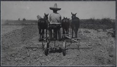 Tina Modotti Original Signature Photograph of Field Worker, circa 1920s