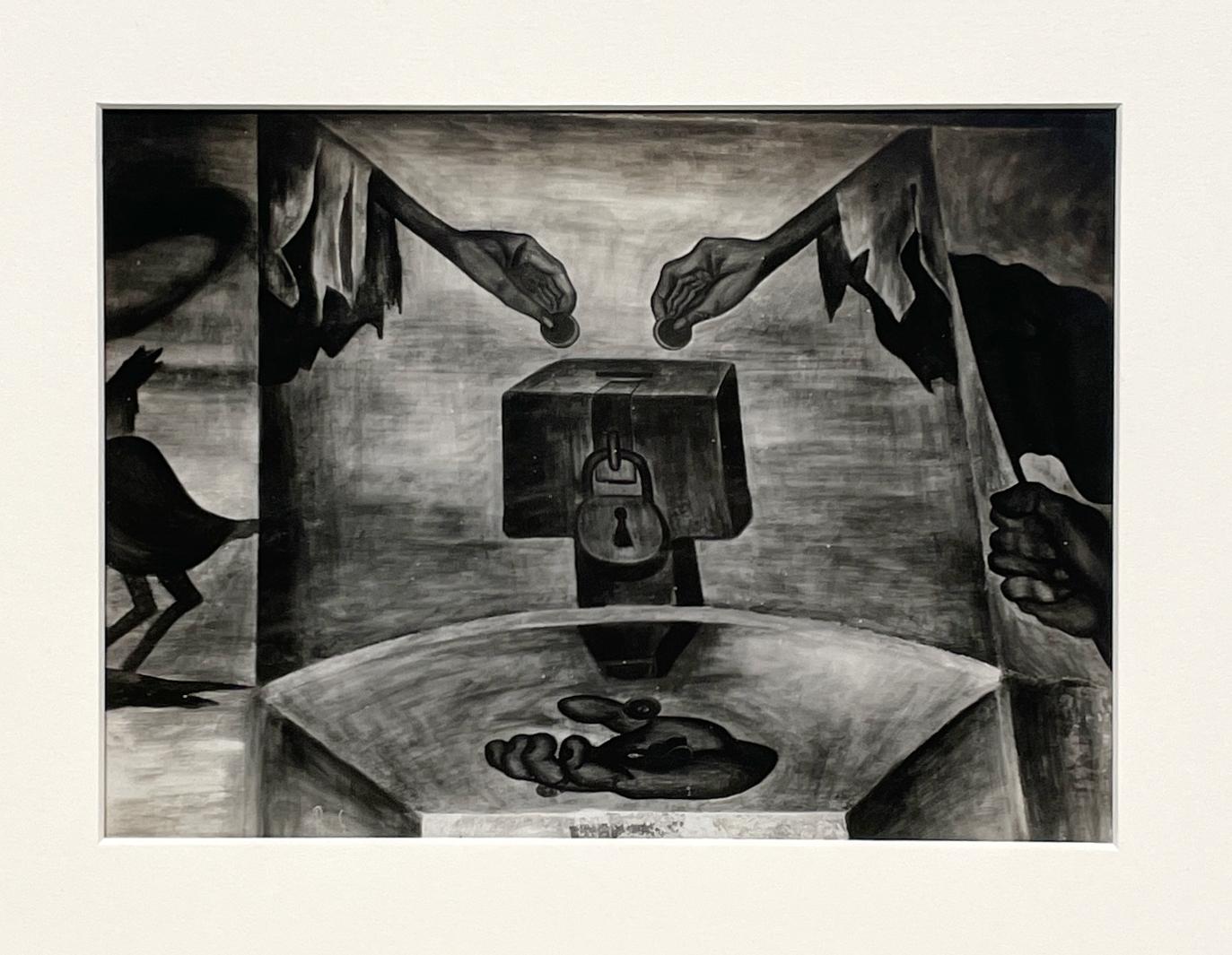 1920's Gelatin Silver Print by Tina Modotti of a Mural Fresco by Diego Rivera For Sale 2