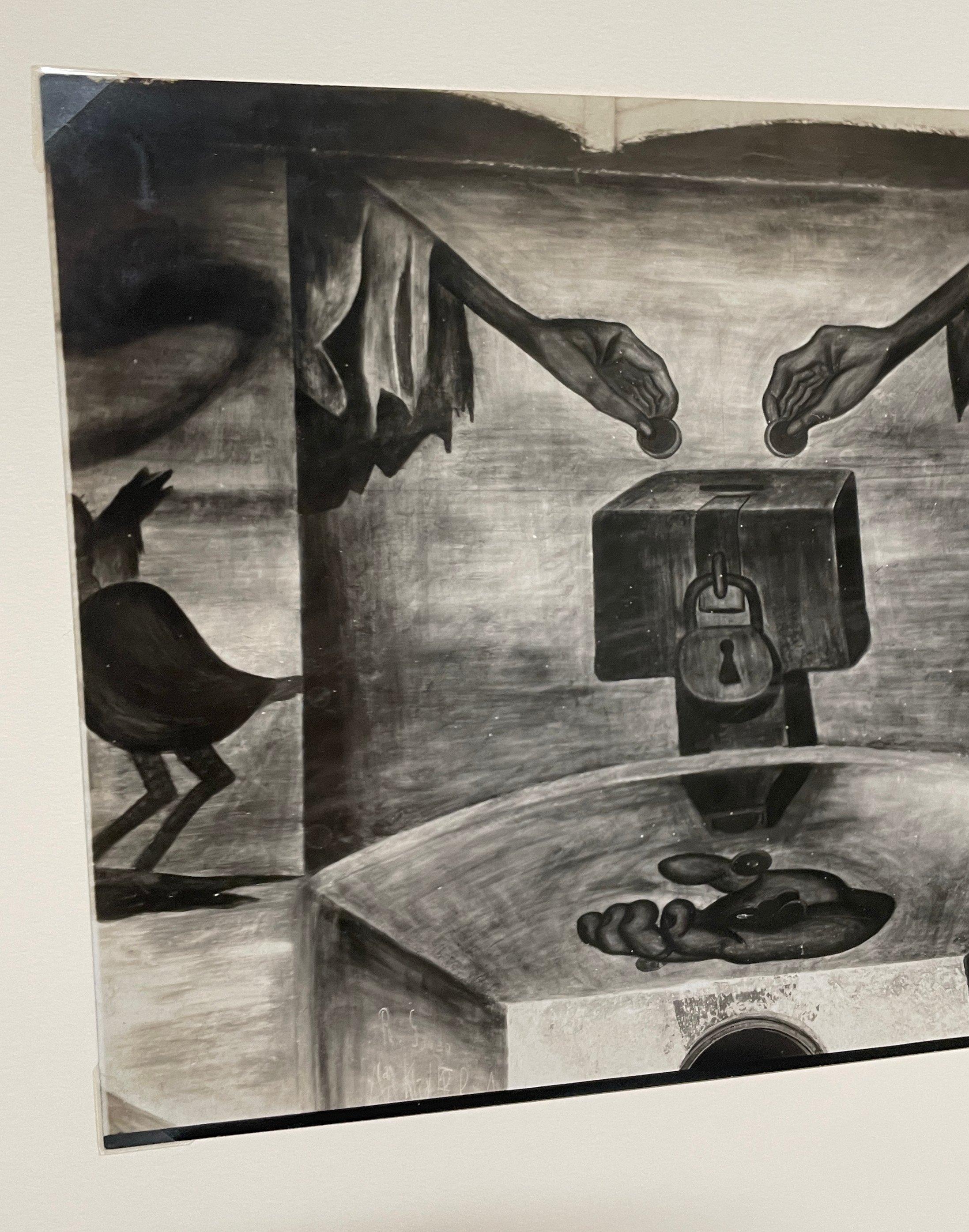 1920's Gelatin Silver Print by Tina Modotti of a Mural Fresco by Diego Rivera For Sale 5