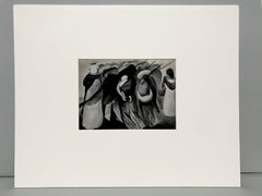 Impression gélatino-argentique de Tina Modotti représentant un dessin de Clemente Orozco, années 1920